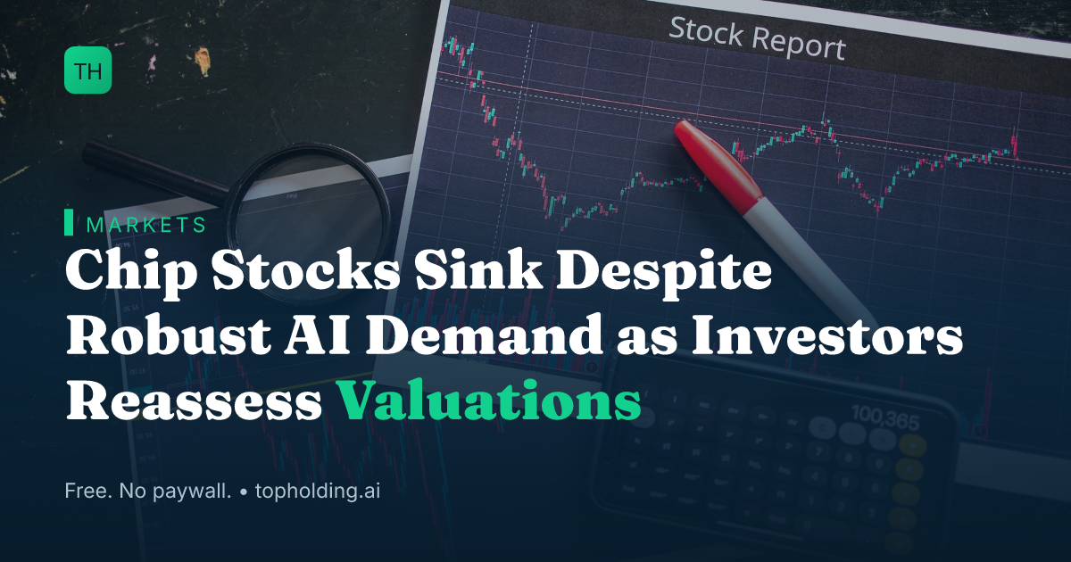 Chip Stocks Sink Despite Robust AI Demand as Investors Reassess Valuations