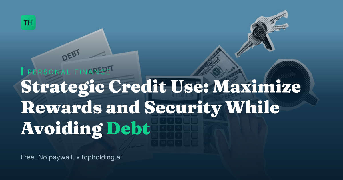Strategic Credit Use: Maximize Rewards and Security While Avoiding Debt