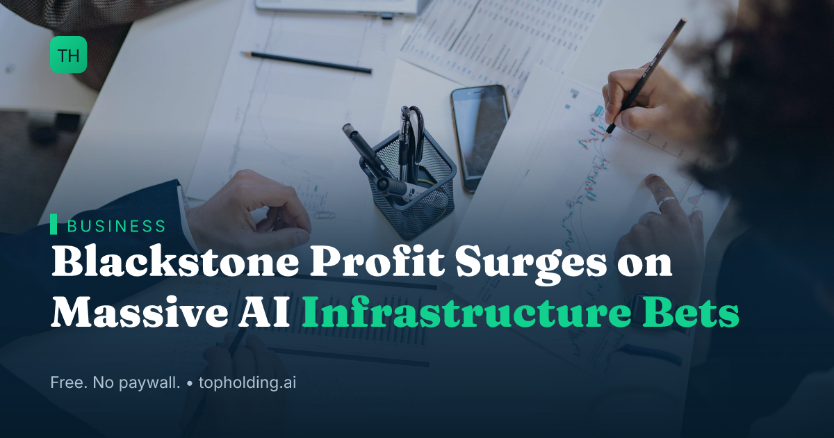 Blackstone Profit Surges on Massive AI Infrastructure Bets