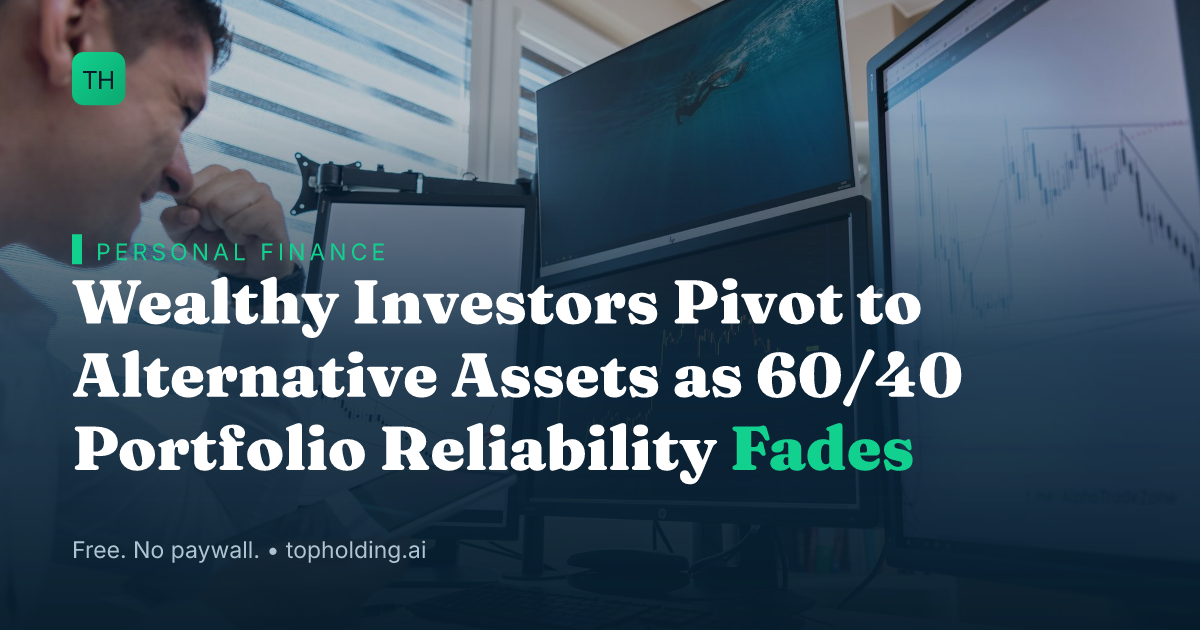 Wealthy Investors Pivot to Alternative Assets as 60/40 Portfolio Reliability Fades