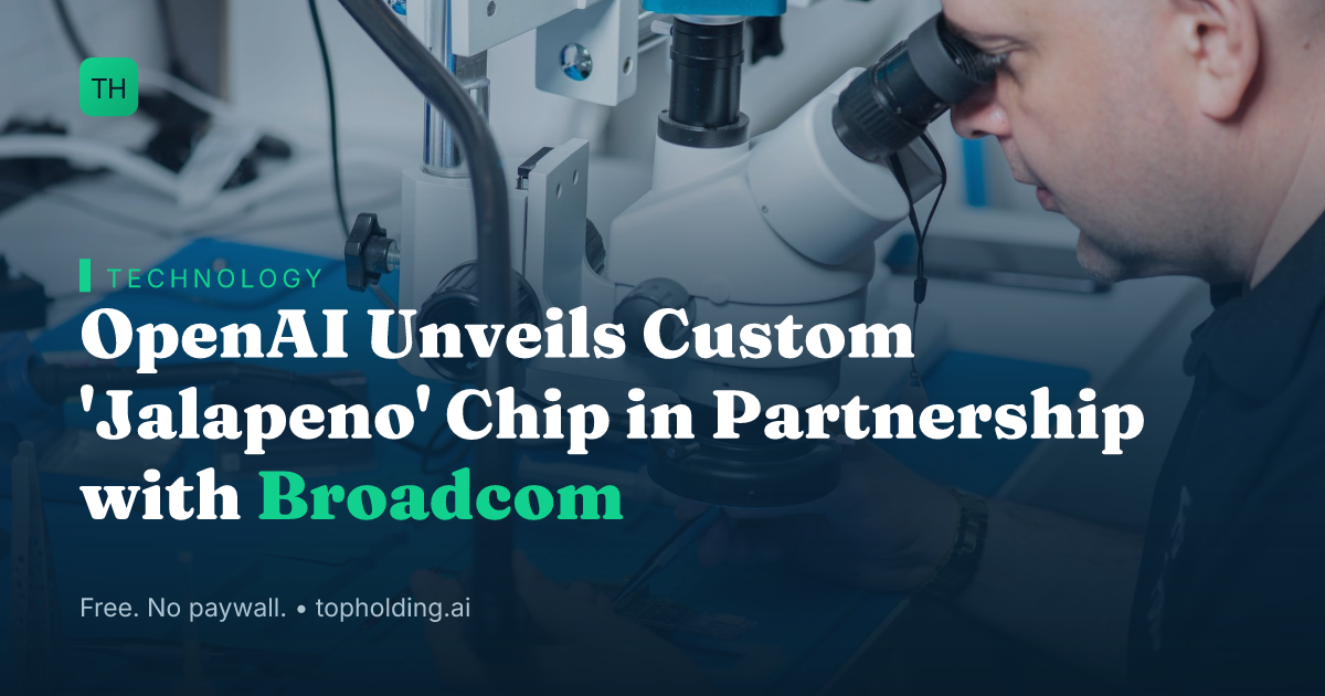 OpenAI Unveils Custom 'Jalapeno' Chip in Partnership with Broadcom