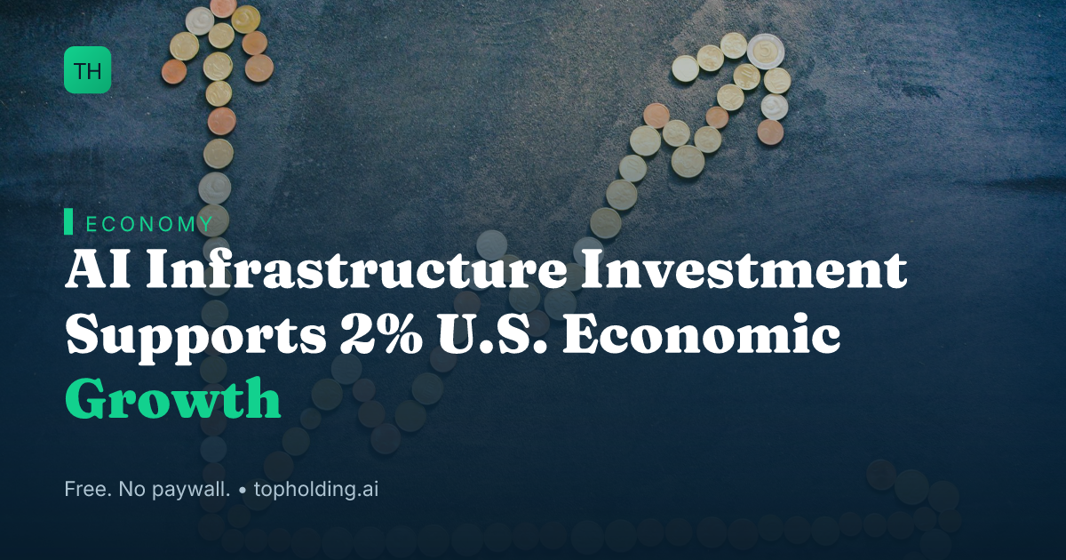 AI Infrastructure Investment Supports 2% U.S. Economic Growth