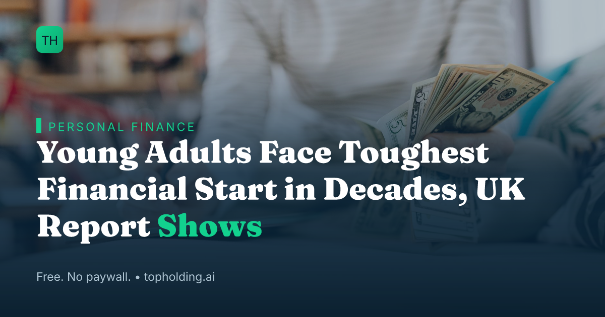 Young Adults Face Toughest Financial Start in Decades, UK Report Shows