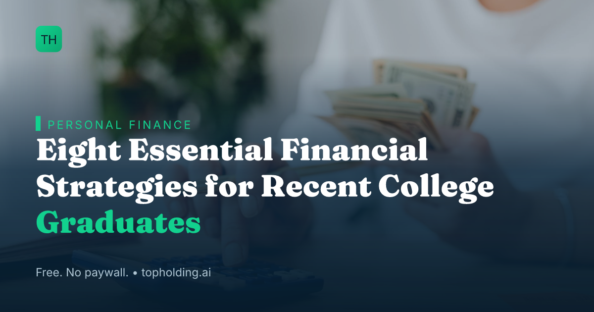 Eight Essential Financial Strategies for Recent College Graduates