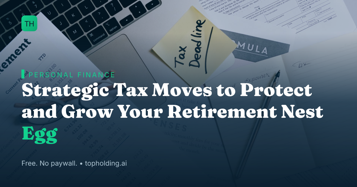 Strategic Tax Moves to Protect and Grow Your Retirement Nest Egg