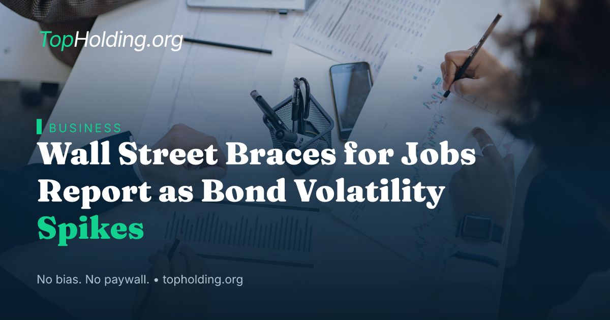 Wall Street Braces for Jobs Report as Bond Volatility Spikes