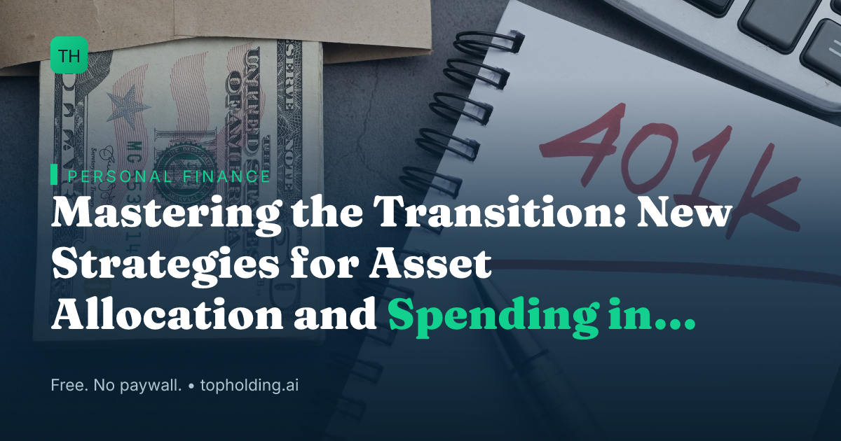 Mastering the Transition: New Strategies for Asset Allocation and Spending in Retirement