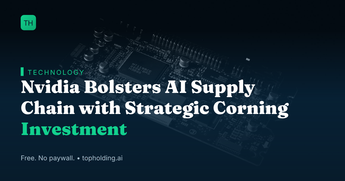 Nvidia Bolsters AI Supply Chain with Strategic Corning Investment