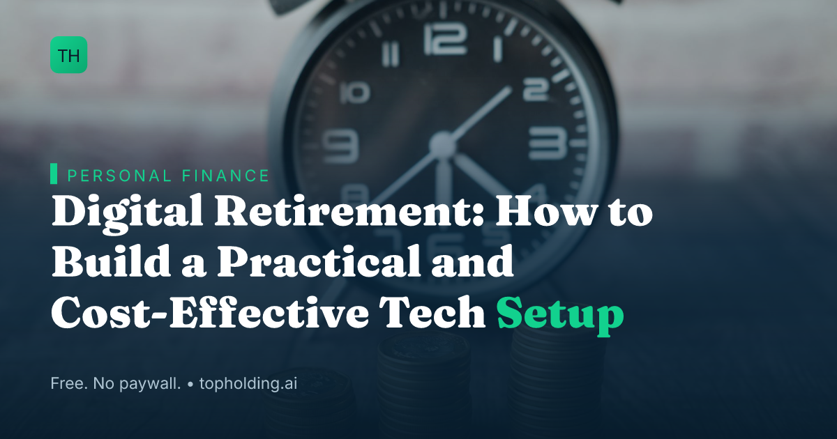 Digital Retirement: How to Build a Practical and Cost-Effective Tech Setup