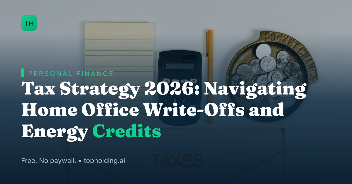 Tax Strategy 2026: Navigating Home Office Write-Offs and Energy Credits