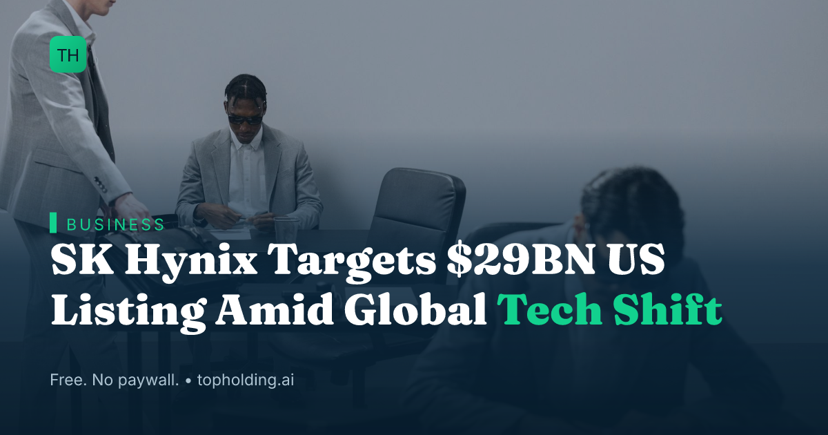 SK Hynix Targets $29BN US Listing Amid Global Tech Shift
