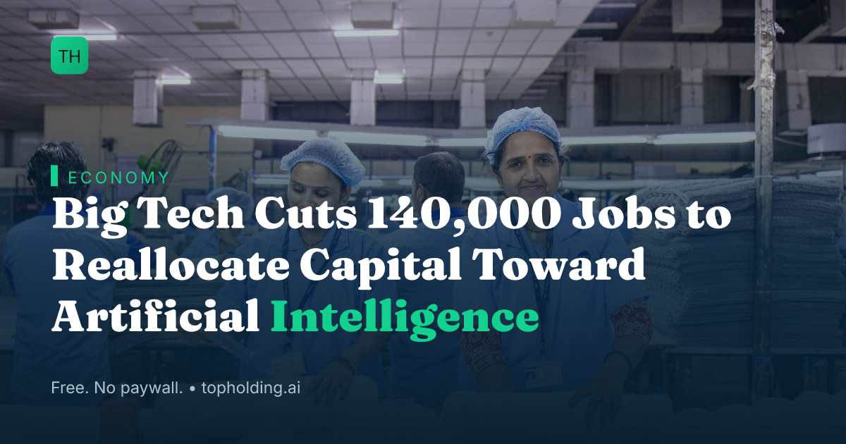 Big Tech Cuts 140,000 Jobs to Reallocate Capital Toward Artificial Intelligence