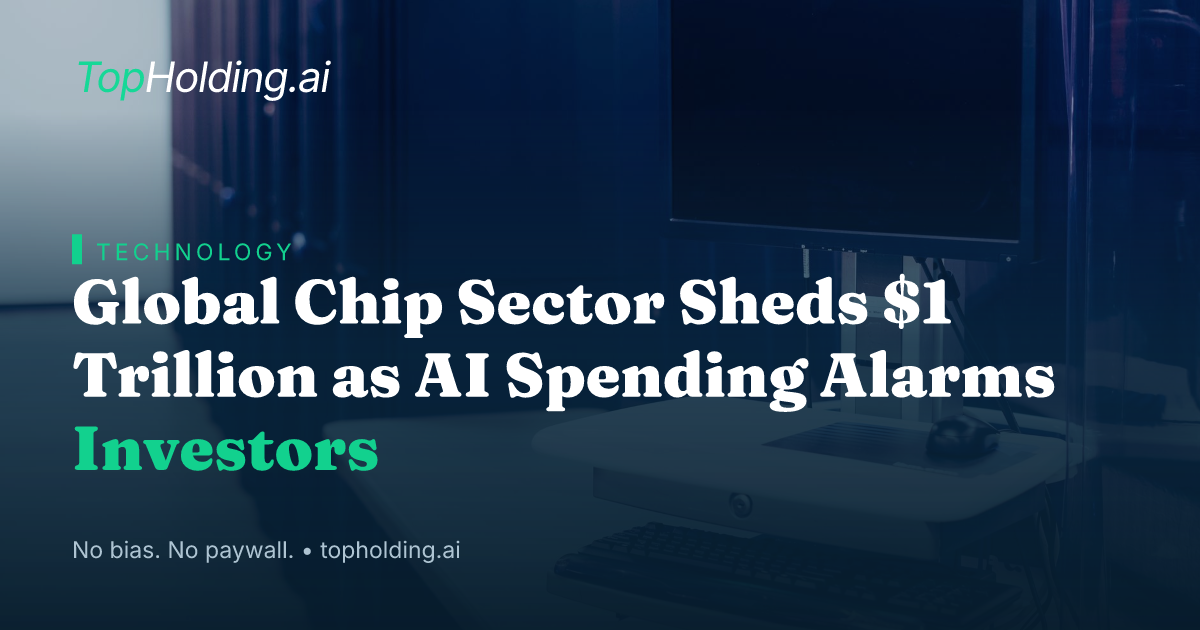 Global Chip Sector Sheds $1 Trillion as AI Spending Alarms Investors
