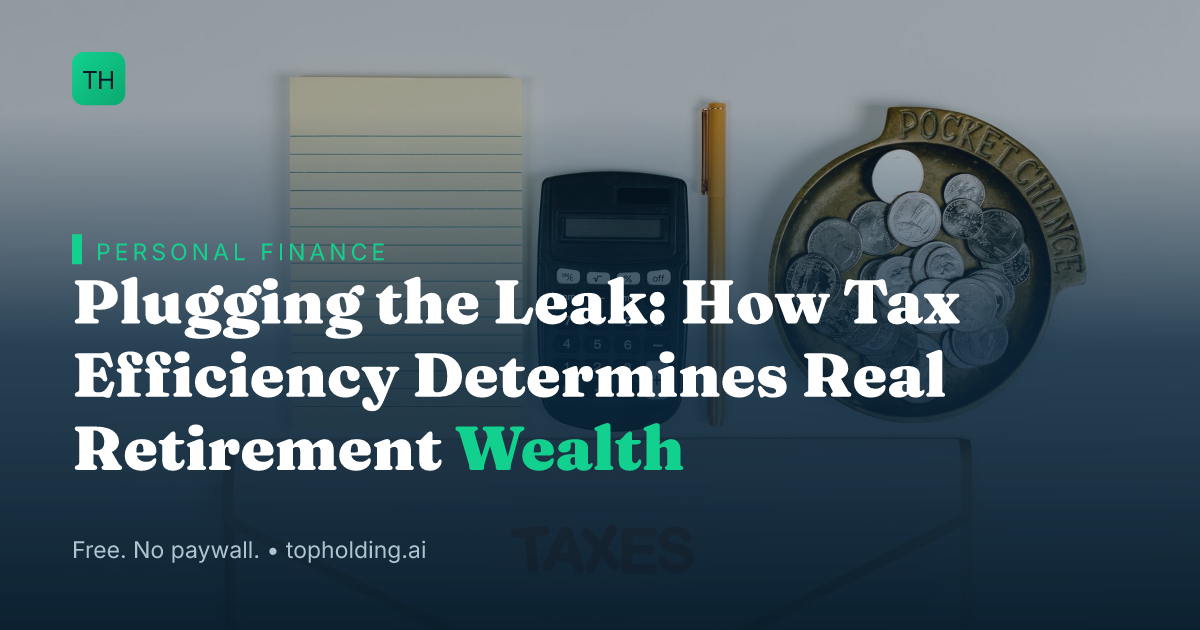 Plugging the Leak: How Tax Efficiency Determines Real Retirement Wealth