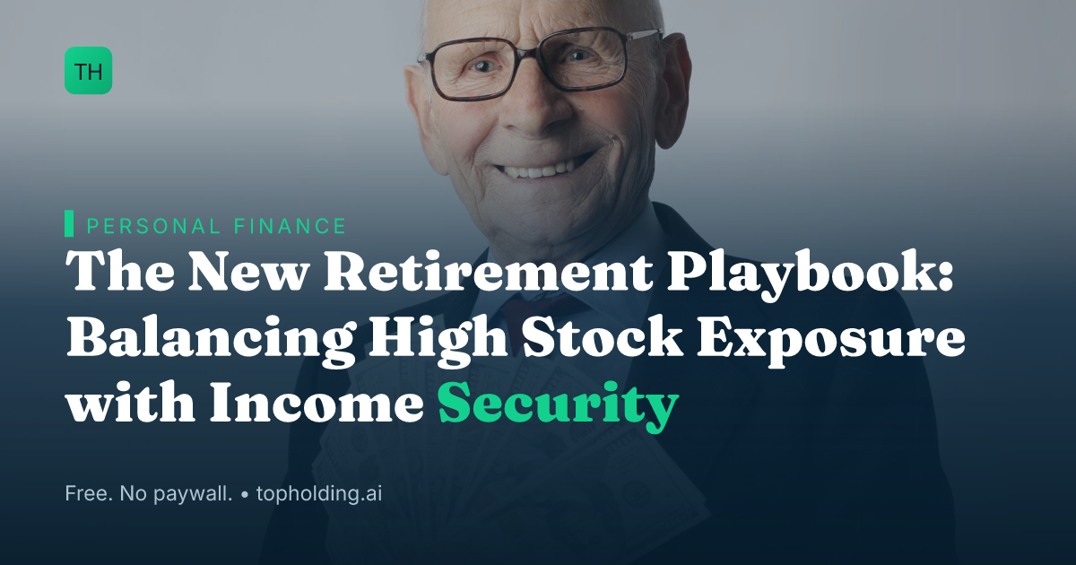 The New Retirement Playbook: Balancing High Stock Exposure with Income Security