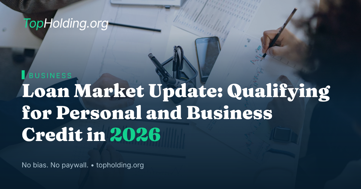 Loan Market Update: Qualifying for Personal and Business Credit in 2026