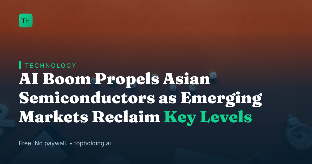 AI Boom Propels Asian Semiconductors as Emerging Markets Reclaim Key Levels