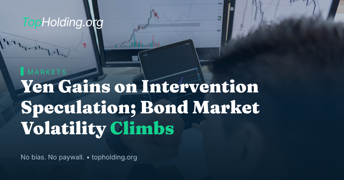 Yen Gains on Intervention Speculation; Bond Market Volatility Climbs
