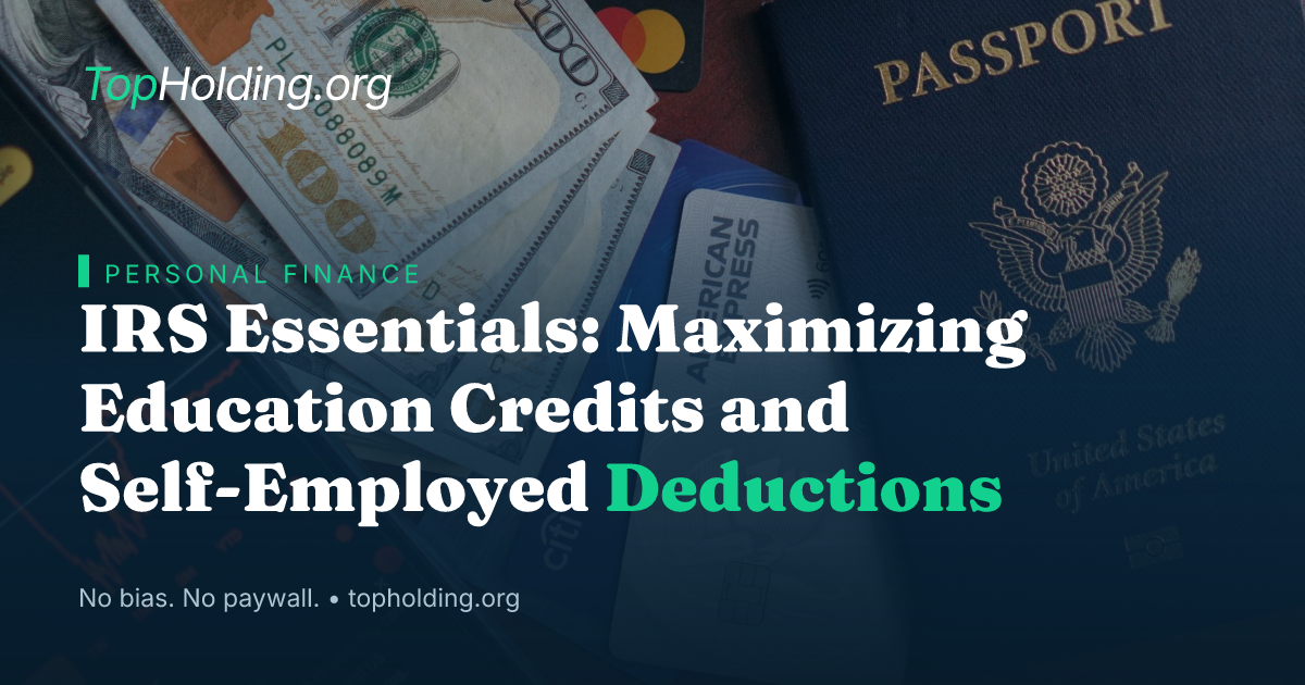 IRS Essentials: Maximizing Education Credits and Self-Employed Deductions