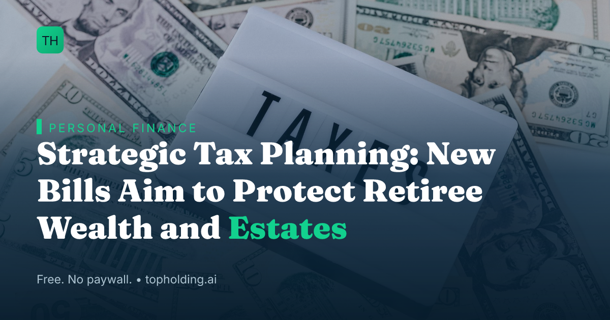 Strategic Tax Planning: New Bills Aim to Protect Retiree Wealth and Estates