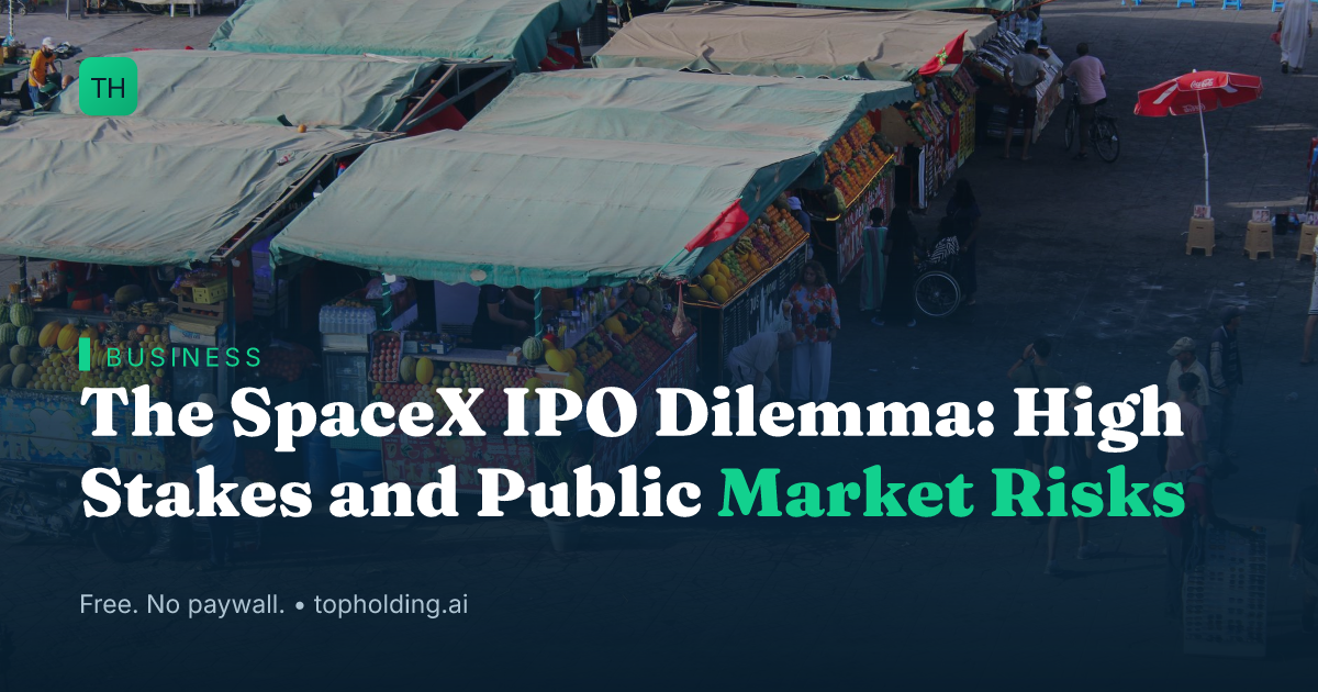 The SpaceX IPO Dilemma: High Stakes and Public Market Risks