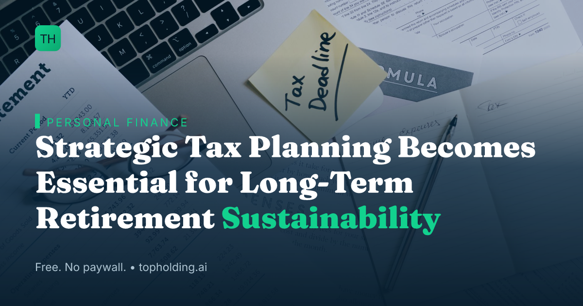 Strategic Tax Planning Becomes Essential for Long-Term Retirement Sustainability