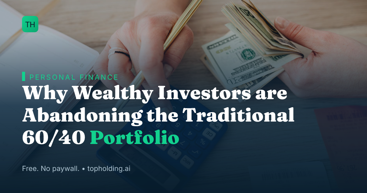 Why Wealthy Investors are Abandoning the Traditional 60/40 Portfolio