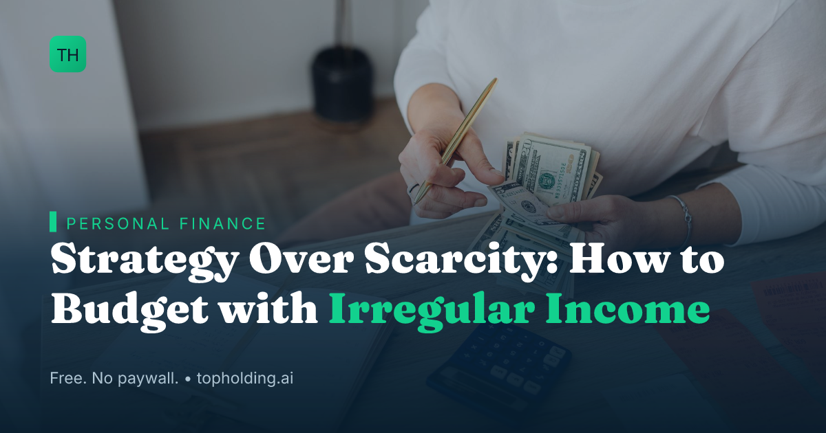 Strategy Over Scarcity: How to Budget with Irregular Income