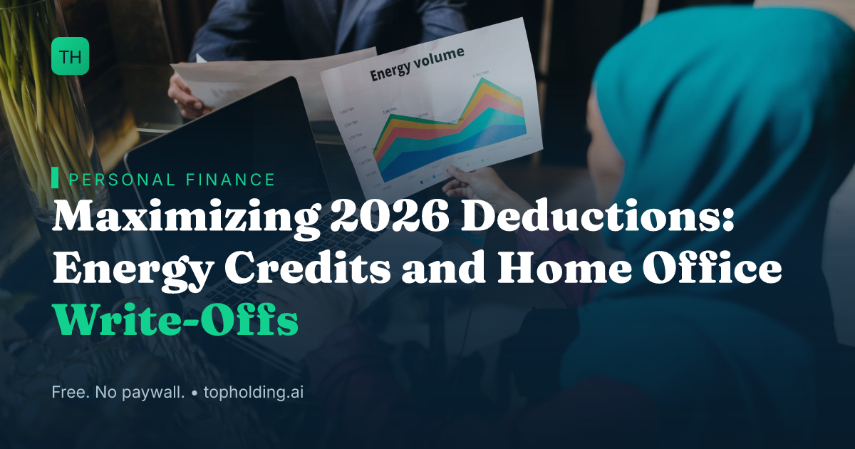 Maximizing 2026 Deductions: Energy Credits and Home Office Write-Offs
