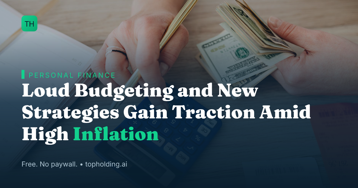 Loud Budgeting and New Strategies Gain Traction Amid High Inflation