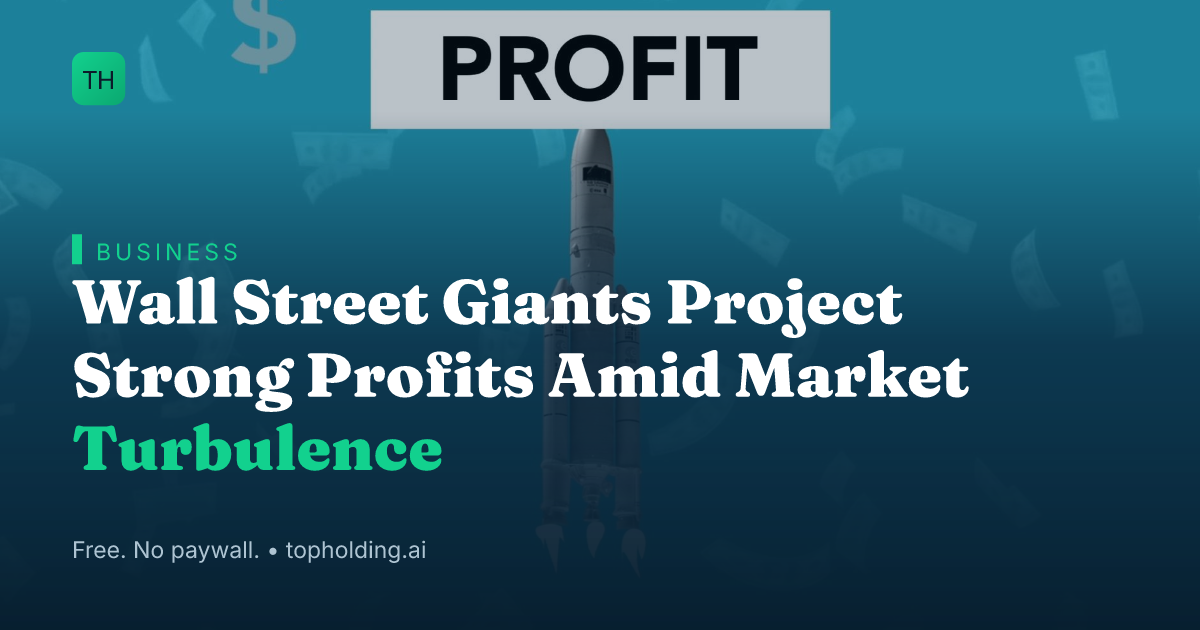 Wall Street Giants Project Strong Profits Amid Market Turbulence