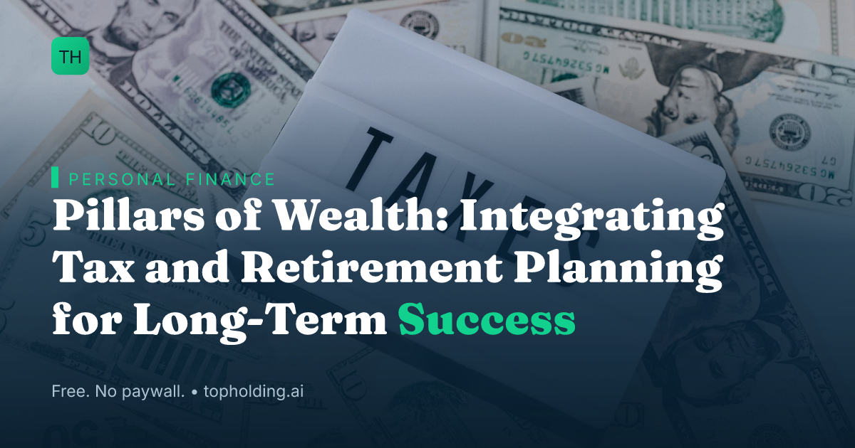 Pillars of Wealth: Integrating Tax and Retirement Planning for Long-Term Success