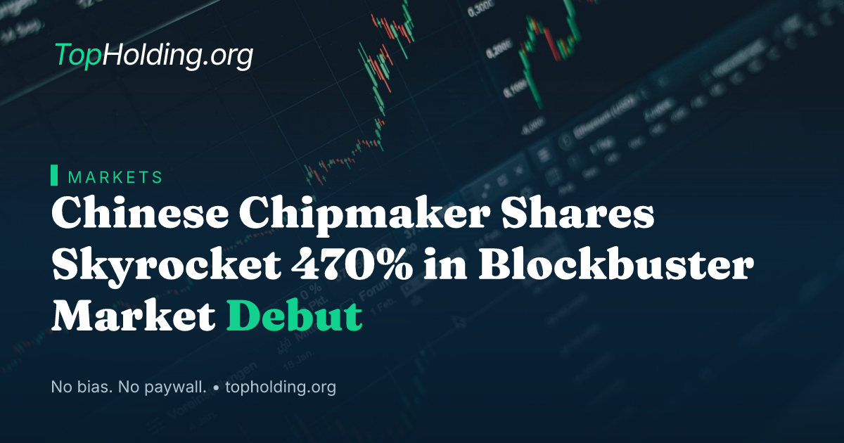 Chinese Chipmaker Shares Skyrocket 470% in Blockbuster Market Debut
