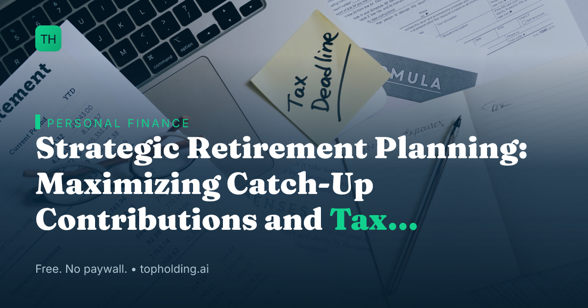 Strategic Retirement Planning: Maximizing Catch-Up Contributions and Tax Efficiency