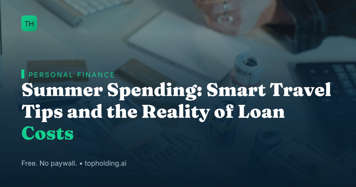 Summer Spending: Smart Travel Tips and the Reality of Loan Costs