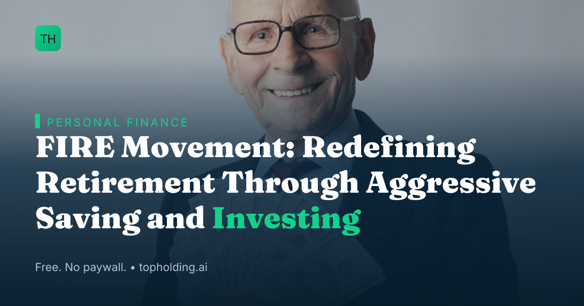 FIRE Movement: Redefining Retirement Through Aggressive Saving and Investing