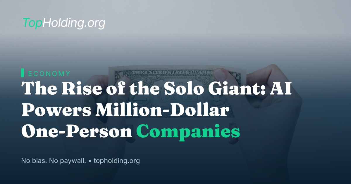 The Rise of the Solo Giant: AI Powers Million-Dollar One-Person Companies