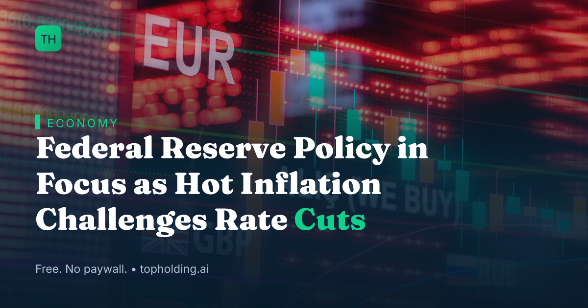 Federal Reserve Policy in Focus as Hot Inflation Challenges Rate Cuts