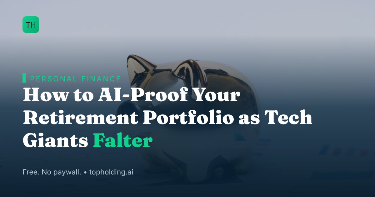 How to AI-Proof Your Retirement Portfolio as Tech Giants Falter