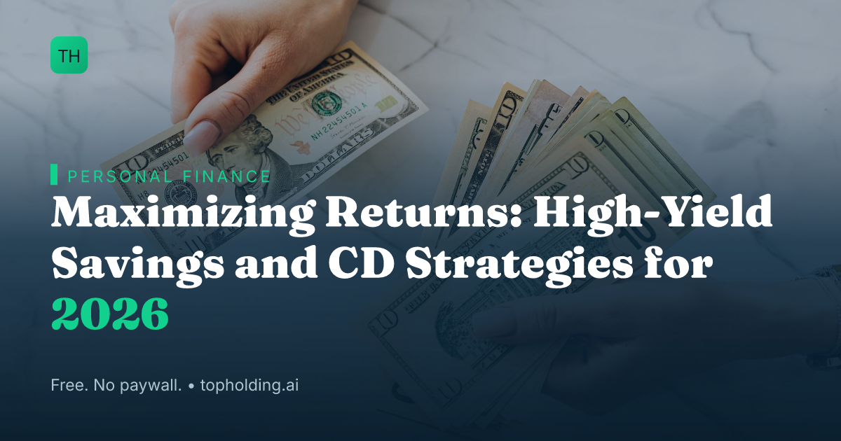 Maximizing Returns: High-Yield Savings and CD Strategies for 2026
