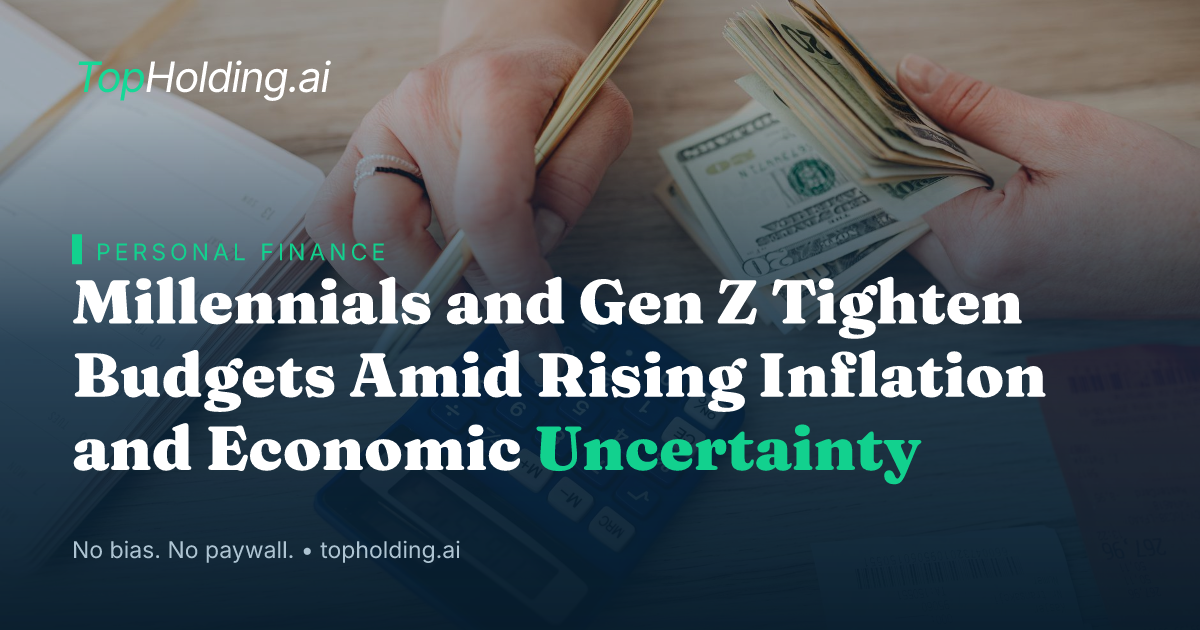 Millennials and Gen Z Tighten Budgets Amid Rising Inflation and Economic Uncertainty