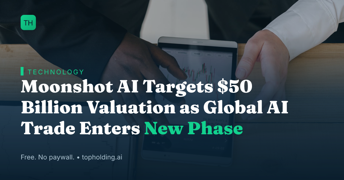 Moonshot AI Targets $50 Billion Valuation as Global AI Trade Enters New Phase