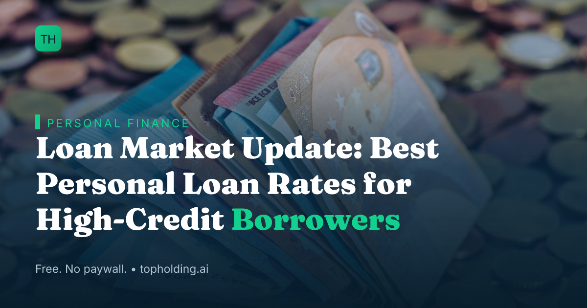 Loan Market Update: Best Personal Loan Rates for High-Credit Borrowers