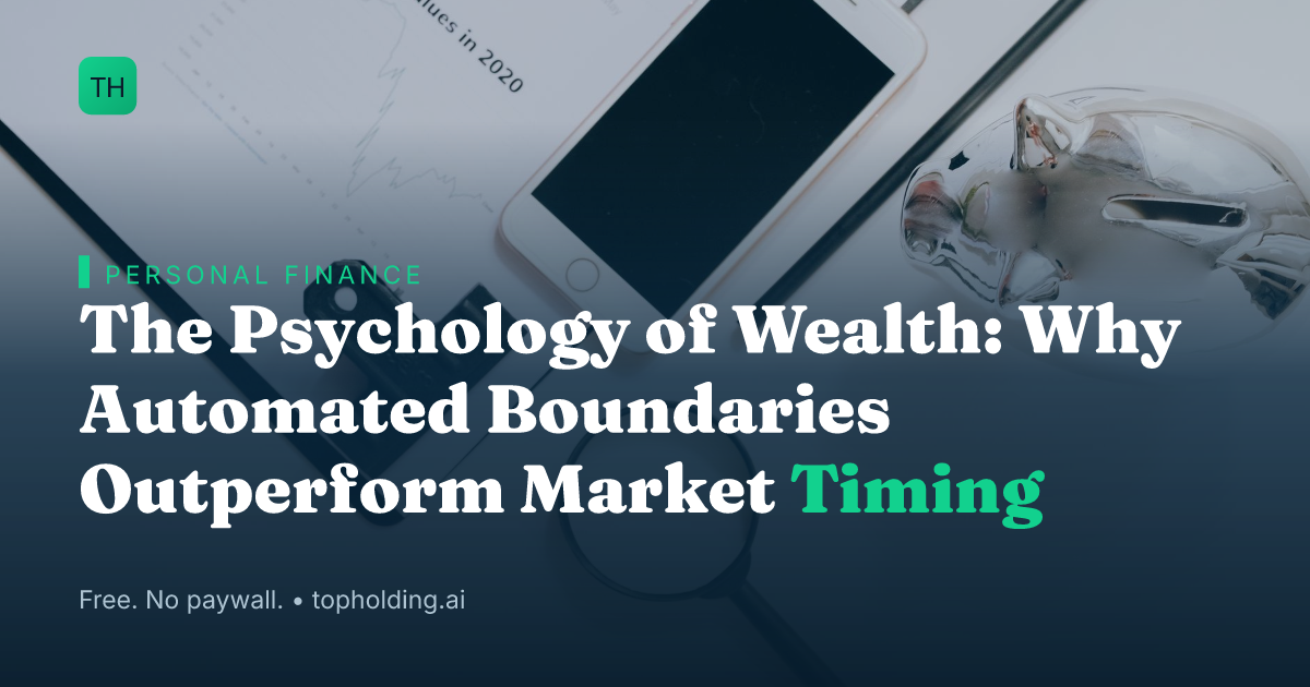 The Psychology of Wealth: Why Automated Boundaries Outperform Market Timing