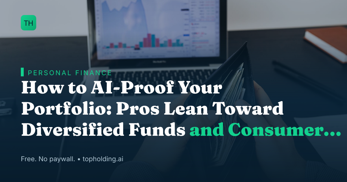 How to AI-Proof Your Portfolio: Pros Lean Toward Diversified Funds and Consumer Caution