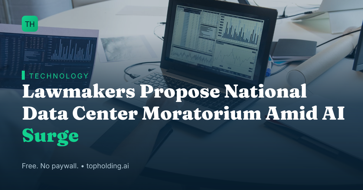 Lawmakers Propose National Data Center Moratorium Amid AI Surge