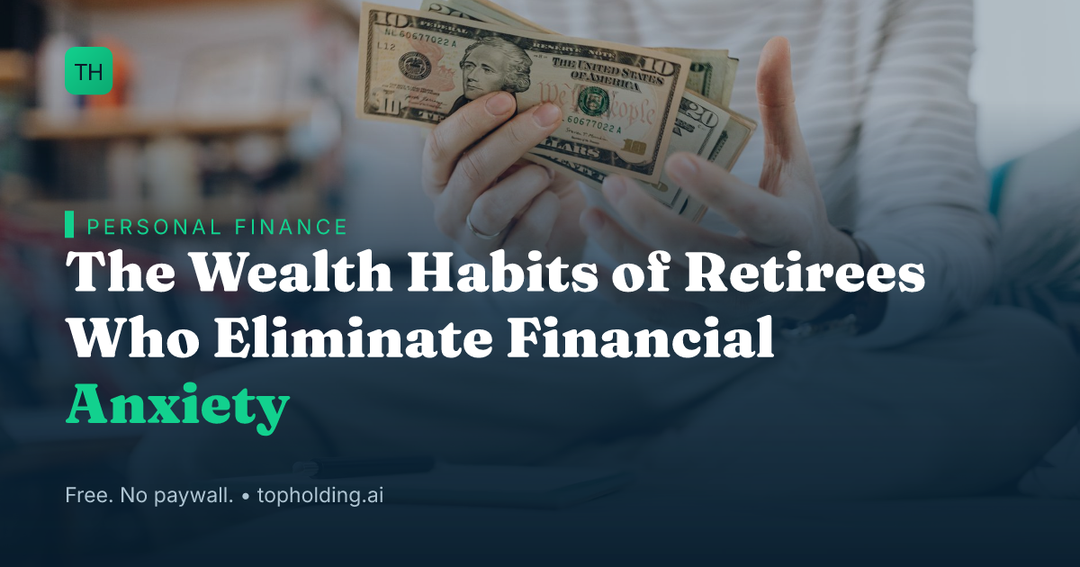 The Wealth Habits of Retirees Who Eliminate Financial Anxiety