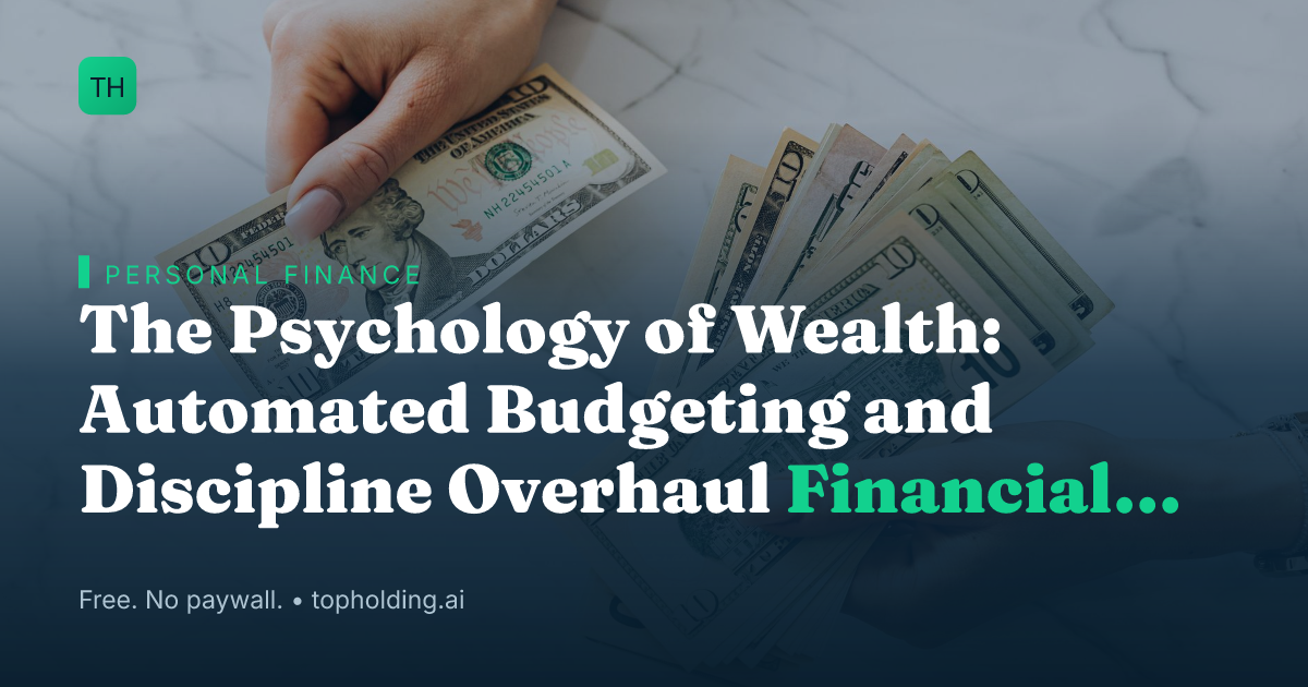 The Psychology of Wealth: Automated Budgeting and Discipline Overhaul Financial Outcomes