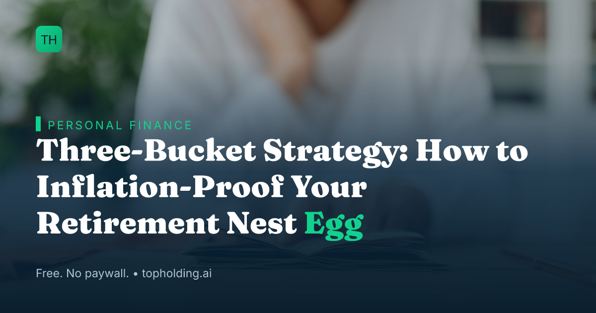Three-Bucket Strategy: How to Inflation-Proof Your Retirement Nest Egg