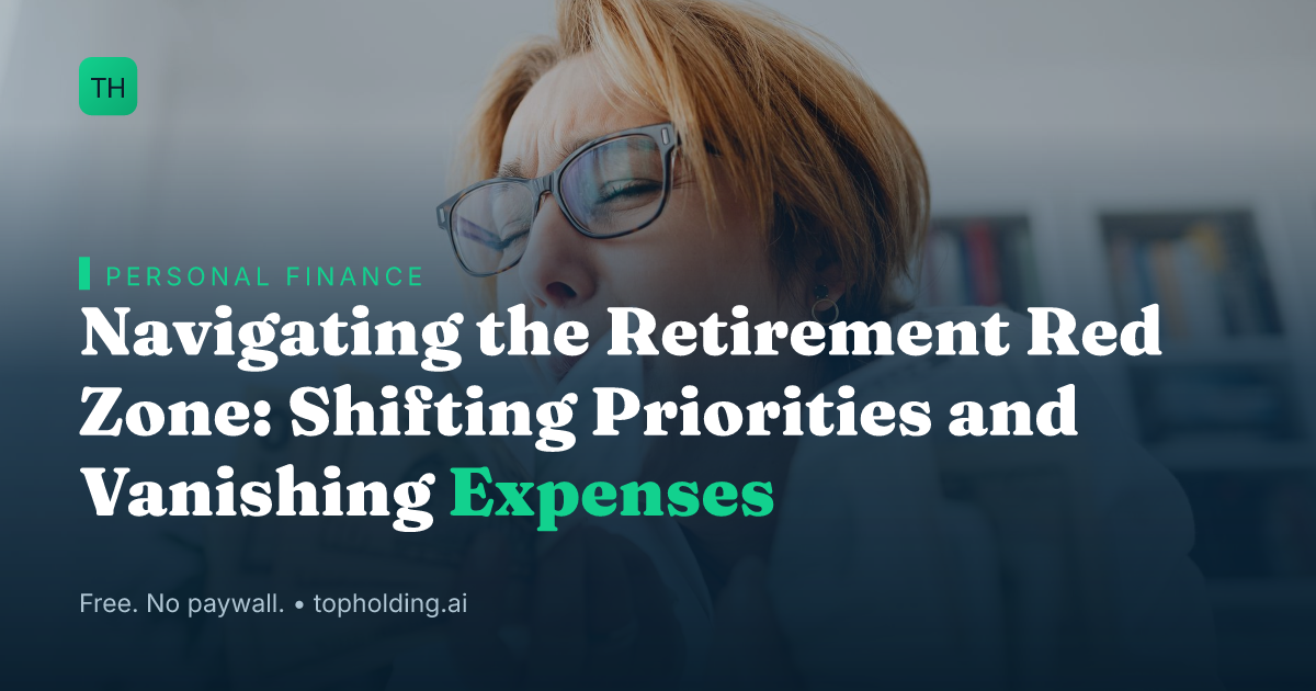 Navigating the Retirement Red Zone: Shifting Priorities and Vanishing Expenses